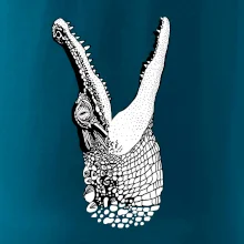 Krokodíl kreslený  (Pecka design)