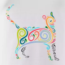 Mačka farebné krivky