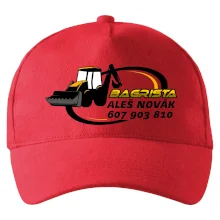 Bagrista v kruhu - vlastný nápis