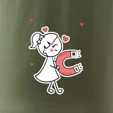 Párový motív - panáčik a magnet