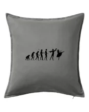 Evolúcia tanec - muž a žena so sukňou