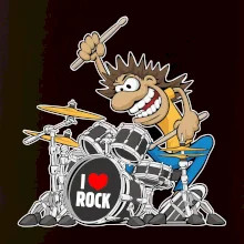 I love rock bubeník