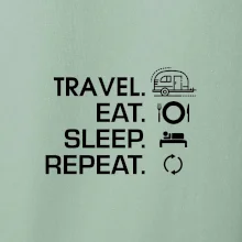 Eat sleep travel - Malý príves