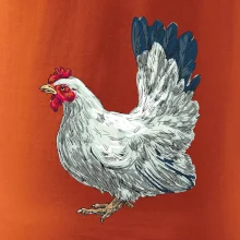 Sliepka kreslená biela