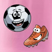 Parové tričko - Kopačka a lopta