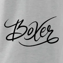 Boxer - nápis okrasný