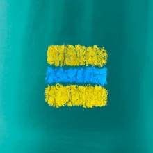 Turistická Cyklo značka - žlto modrá