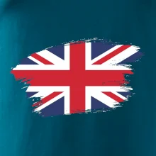 Britská vlajka roztrhaná