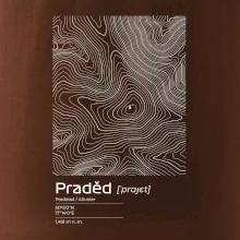 Praděd - vrstevnice v obdĺžniku