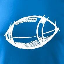 Americký futbal lopta skica