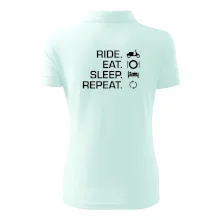 Ride Eat Sleep Repeat moto skúter