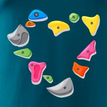 Lezenie na stene - srdce