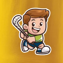 Ikona pozemný hokej chlapec