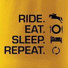 Ride Eat Sleep Repeat Kôň