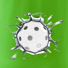 Florbal lopta v triku