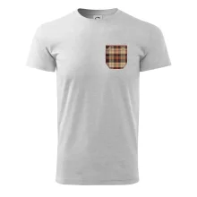 Flanelové triko hnědé