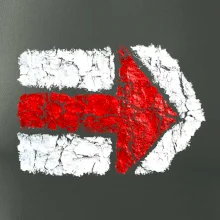 Párová turistická značka červená Párová turistická značka červená