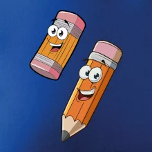 Parové tričko - Ceruzka a guma