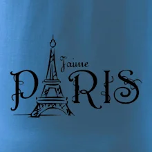 Paris nápis Eiffelovka rovný Paris nápis Eiffelovka rovný