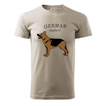Nemecký ovčiak - hnedý s nápisom Nemecký ovčiak - hnedý s nápisom