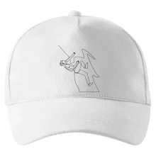 Lezec na skale jedným ťahom