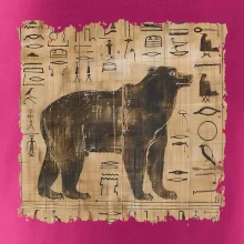 Egyptské hieroglyfy medveď