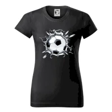 Futbalová lopta v triku Futbalová lopta v triku