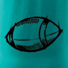 Americký futbal lopta skica Americký futbal lopta skica