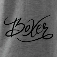 Boxer - nápis okrasný