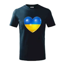 Ukrajina srdce vlajka Ukrajina srdce vlajka