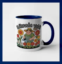 Záhrada volá - záhradník a slnečnice