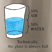 Technically, the glass is always full