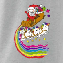 Santa a jednorožce (Pecka design)