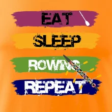 Eat sleep rowing repeat farebné Eat sleep rowing repeat farebné