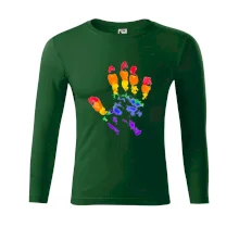 LGBT hand print