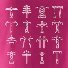 Typy stožiarov vysokého napätia