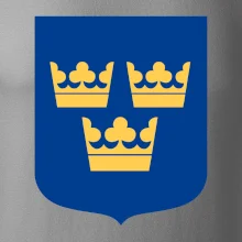 Švédsky znak tri korunky na prsník