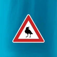 Dopravná značka - Pozor havran Dopravná značka - Pozor havran