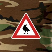 Dopravná značka - Pozor havran