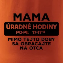 Mama úradné hodiny Mama úradné hodiny