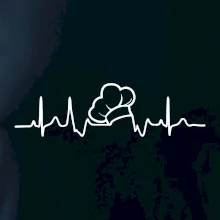 EKG kuchárska čiapka