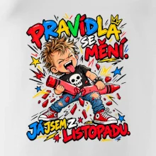 Pravidla se mění listopadový rebel s rozlomenou pastelkou