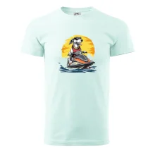 Chrt na vodnom skútri