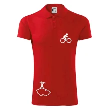 Mapa ČR + kolo na prsu Mapa ČR + kolo na prsu