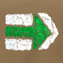 Párová turistická značka  zelená