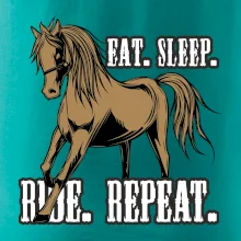 Eat Sleep Ride Repeat Western