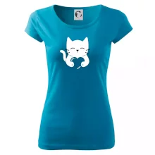 Mačka drží srdce Mačka drží srdce