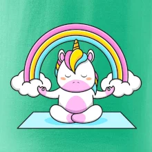Yoga jednorožec - dúha