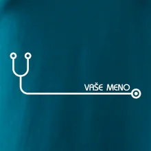 Doktor a sestrička - stetoskop s menom