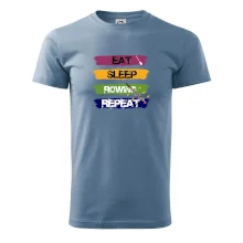Eat sleep rowing repeat farebné Eat sleep rowing repeat farebné